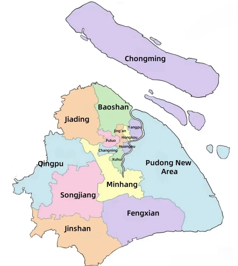 Shanghai-districts